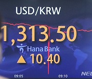 매파 연준에 환율 급등 출발 후 하락…1305원에 마감(종합)