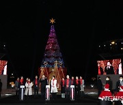 겨울 소비 축제 '윈·윈터 페스티벌' 개막…尹 부부 참석