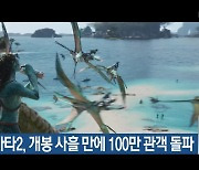 아바타2, 개봉 사흘 만에 100만 관객 돌파