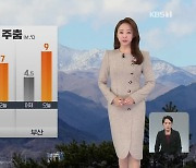 [오후날씨 꿀팁] 오후 추위 주춤해요!…내일 전국 비나 눈