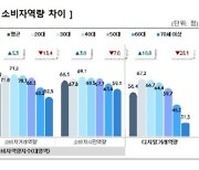 20대 디지털 거래역량, 70대의 2배 이상