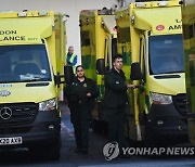 BRITAIN NHS AMBULANCE PARAMEDICS STRIKE