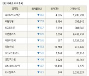 [fnRASSI]장마감, 거래소 하락 종목(다이나믹디자인 -8.3% ↓)