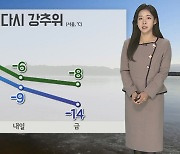 [날씨] 내일부터 충청, 호남 많은 눈…전국 다시 강추위