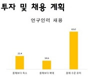 R&D 확대 기업 두배 줄었다