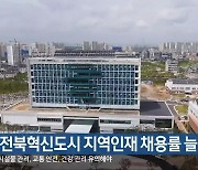 전북혁신도시 지역인재 채용률 늘어