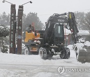 제주 이틀째 눈보라에 37건 구조 조치…일부 산간도로 통제