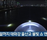 연말까지 태화강 울산교 불빛 쇼 연장 운영