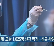 제주 어제·오늘 1,025명 신규 확진…신규 사망 2명