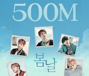 방탄소년단 ‘봄날’ M/V, 조회수 5억뷰 돌파 ‘통산 15번째’