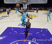 Hornets Lakers Basketball