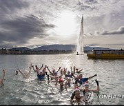 SWITZERLAND CHRISTMAS SWIMMING