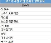 코스닥 주간 기관 순매수 1위 'CJ ENM'