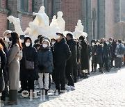 [포토]'성탄절 미사 왔어요'