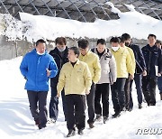 산림청장, 순창군 폭설 피해 현장 점검