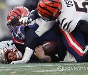 APTOPIX Bengals Patriots Football