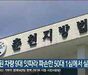 주차된 차량 9대 잇따라 파손한 50대 1심에서 실형