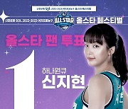 하나원큐 신지현, 여자프로농구 데뷔 9년만에 첫 올스타 팬투표 1위