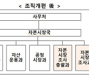 금융위, 자본시장조사 부서 1개→2개 확대 개편