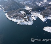 광주 식수원 동복댐, 폭설에도 저수율 제자리