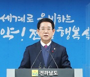 김영록 전남도지사, 2022년 송년 기자간담회