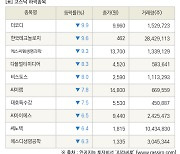 [fnRASSI]장마감, 코스닥 하락 종목(더코디 -9.9% ↓)