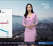 [날씨] 동해안 건조주의보 이어져, 평년과 비슷한 추위…-1~9도