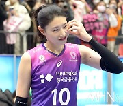 [Ms포토] 김연경의 볼하트