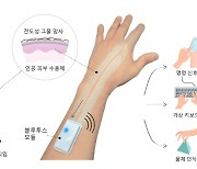 손에 뿌려서 전자피부 회로 그린다...메타버스 활용 기대