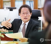 조희연 교육감, 연합뉴스와 인터뷰