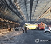 과천 제2경인고속도로 화재 현장