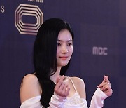 박주현, 러블리한 손하트 (2022 MBC 연기대상)[포토]