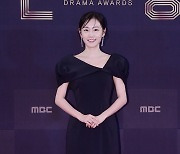 [TD포토] 정민아 '떨리는 MBC 연기대상 참석'