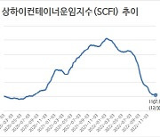 컨테이너선 운임, 28주 만에 소폭 반등…유럽·美서부 노선 영향