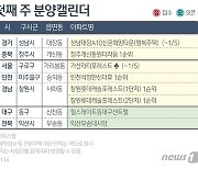 [분양캘린더]한산한 새해 첫 분양시장…다음주 전국 2573가구 분양