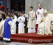 VATICAN POPE MASS