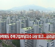 (영상)집값 하락에도 주택구입부담지수 사상 최고...금리급등 여파