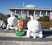 계묘년 맞아 국회 출입증 맨 '마시마로'