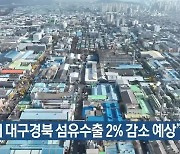 “올해 대구경북 섬유수출 2% 감소 예상”