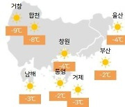 경남 대부분 지역 건조, 모레까지 추운 날씨 [내일날씨]