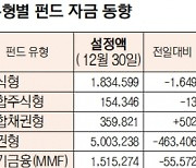 [데이터로 보는 증시]유형별 펀드 자금 동향(12월 30일)