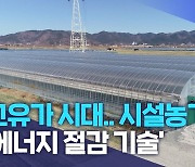 고유가 시대.. 시설농가 돕는 '에너지 절감 기술'