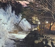 대구 달성군, 비슬산 얼음동산 빙벽 조성