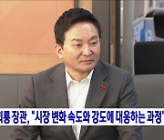 원희룡 장관, "시장 변화 속도와 강도에 대응하는 과정"