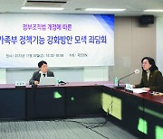 “여가부 폐지로 정책 효율성 강화… 인구·여성 문제 통합 필요”