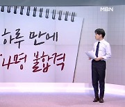 [뉴스7/사회기자M] 하루 만에 64명 불합격 / "여보, 로또 됐어" / '고양이 패대기' 학대범은?