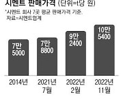 "전기료 부담에 고사 위기" 가격인상 나선 시멘트업계