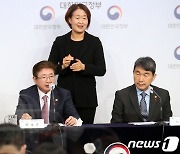 2023년 업무계획보고 브리핑하는 박보균 문화체육관광부 장관