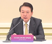 尹 "교육이 경쟁시장 구도 돼야"...2025년 AI 교과서 전국 도입