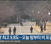 울산 오늘 낮 최고 9.8도…오늘 밤부터 비 또는 눈